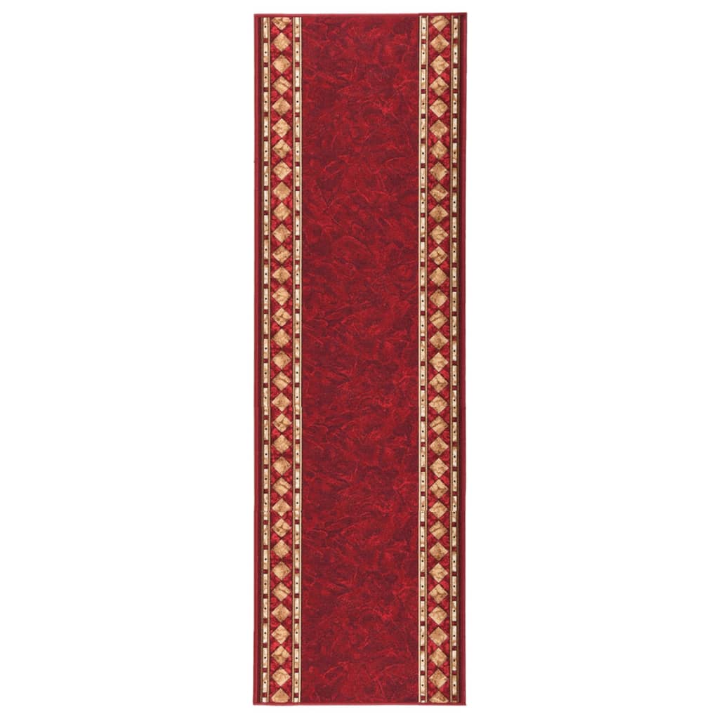 Käytävämatto punainen 67x250 cm liukumaton - Harrastajankoti.fi