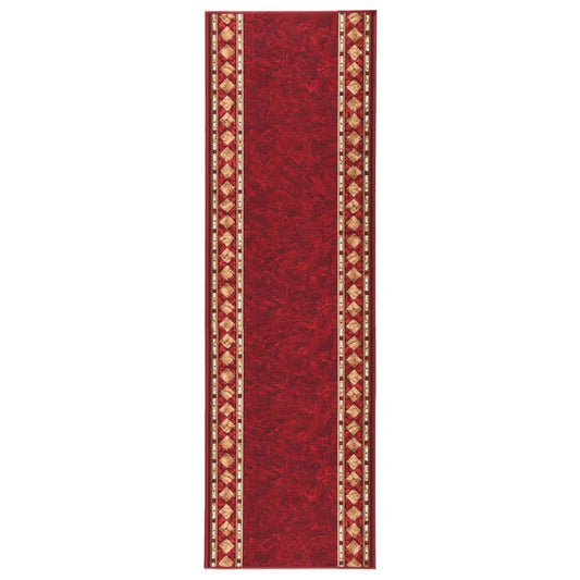 Käytävämatto punainen 67x250 cm liukumaton - Harrastajankoti.fi