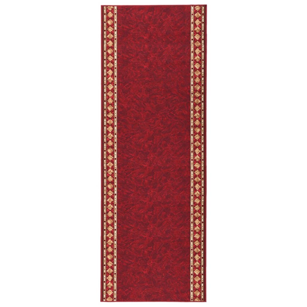 Käytävämatto punainen 100x350 cm liukumaton - Harrastajankoti.fi