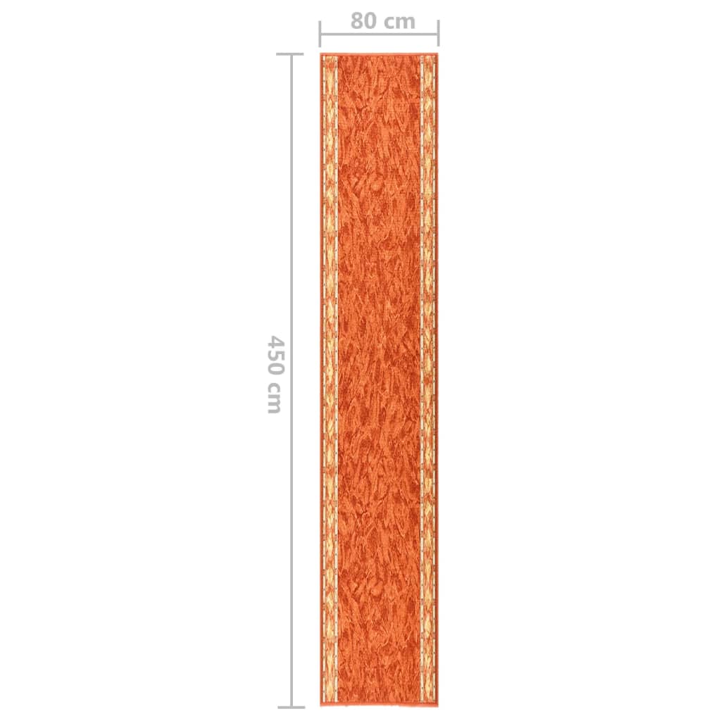 Käytävämatto terrakotta 80x450 cm liukumaton - Harrastajankoti.fi