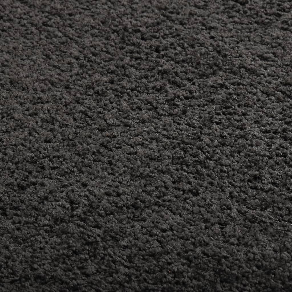 Pehmeänukkainen matto liukumaton 67x180 cm antrasiitti - Harrastajankoti.fi