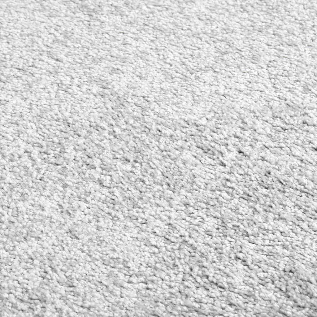 Pehmeänukkainen matto liukumaton 67x180 cm vaaleanharmaa - Harrastajankoti.fi