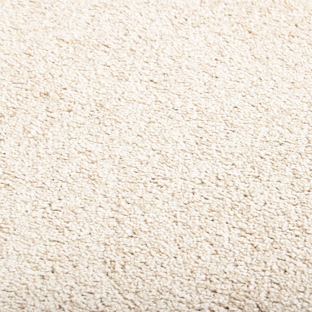 Pehmeänukkainen matto liukumaton 115x170 cm beige - Harrastajankoti.fi