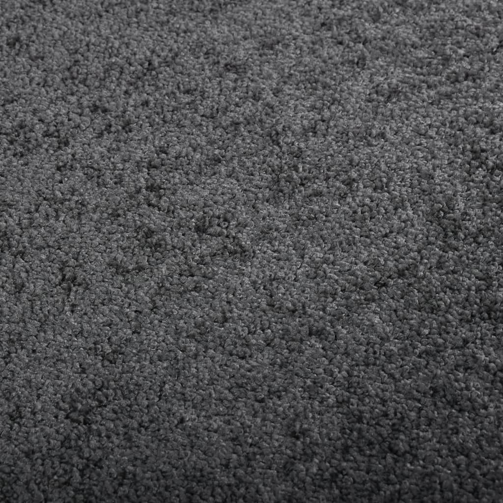 Pehmeänukkainen matto liukumaton 67x180 cm harmaa - Harrastajankoti.fi