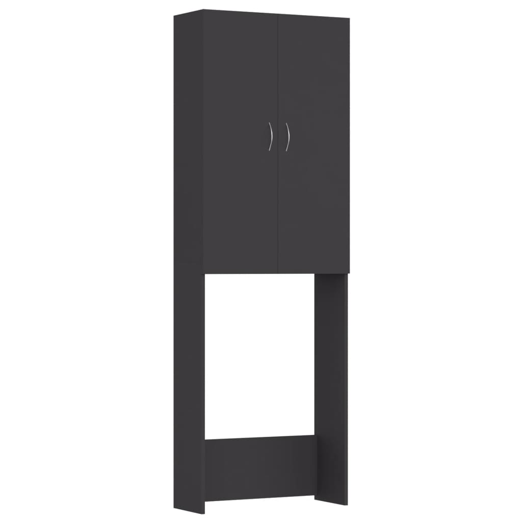 Pesukonekaappi harmaa 64x25,5x190 cm - Harrastajankoti.fi