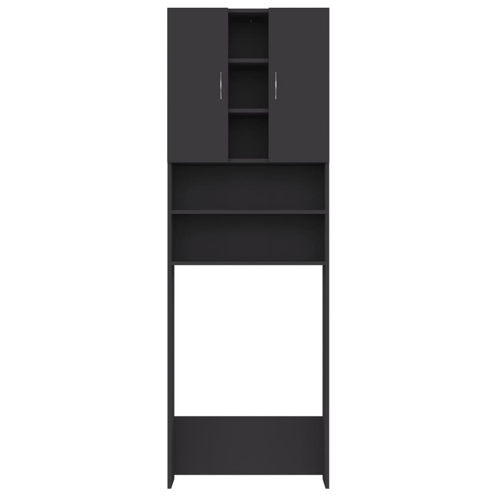 Pesukonekaappi harmaa 64x25,5x190 cm - Harrastajankoti.fi