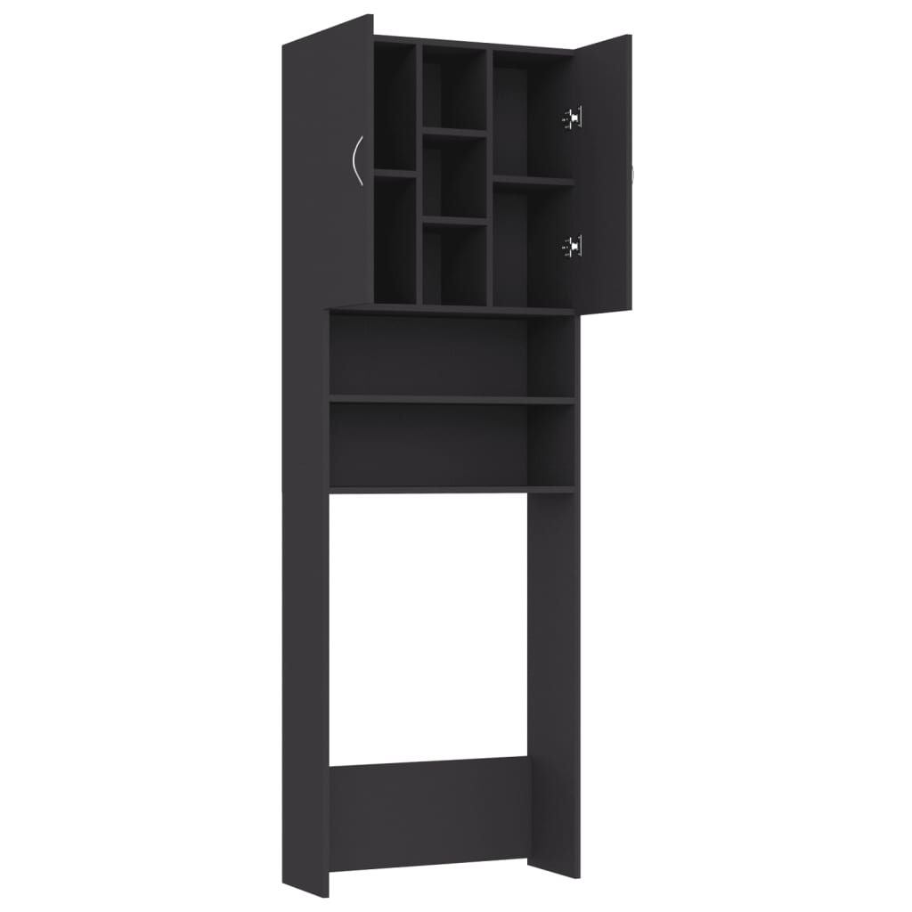 Pesukonekaappi harmaa 64x25,5x190 cm - Harrastajankoti.fi