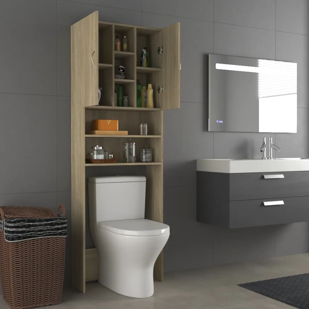 Pesukonekaappi Sonoma-tammi 64x25,5x190 cm - Harrastajankoti.fi