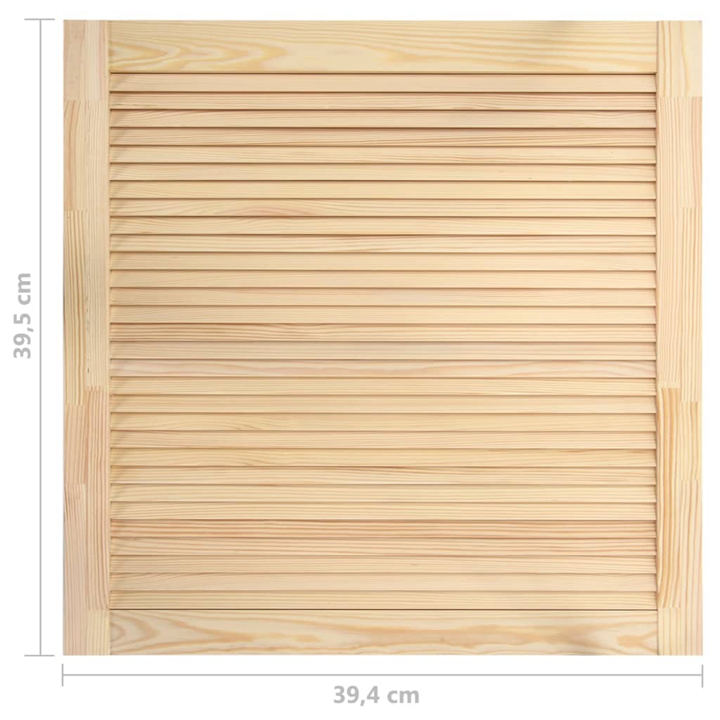 Säleikköovi 2 kpl täysi mänty 39,5x39,4 cm - Harrastajankoti.fi