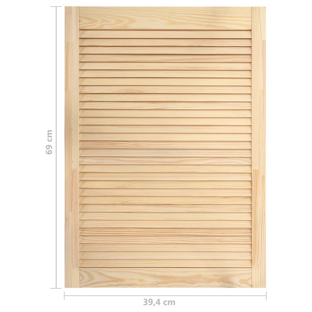 Säleikköovet 2 kpl täysi mänty 69x39,4 cm - Harrastajankoti.fi