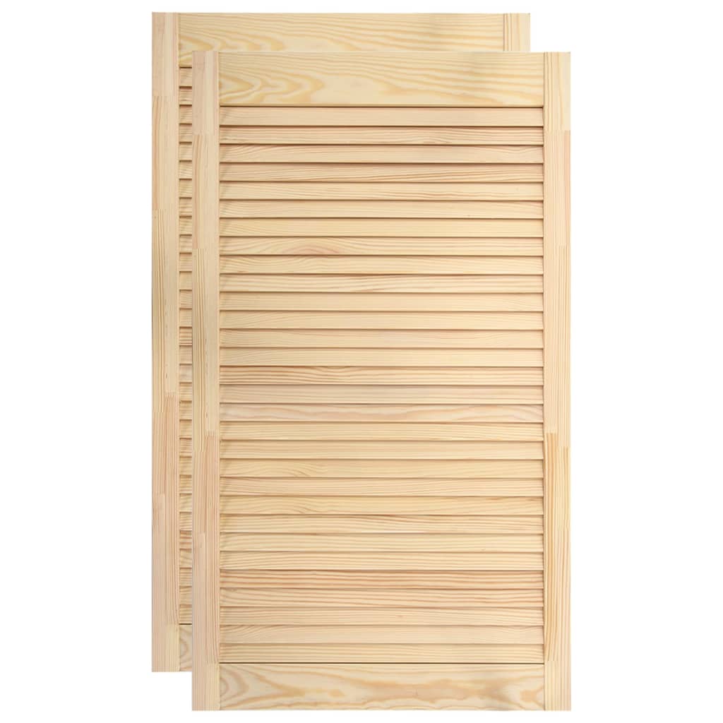 Säleikköovet 2 kpl täysi mänty 99,3x49,4 cm - Harrastajankoti.fi