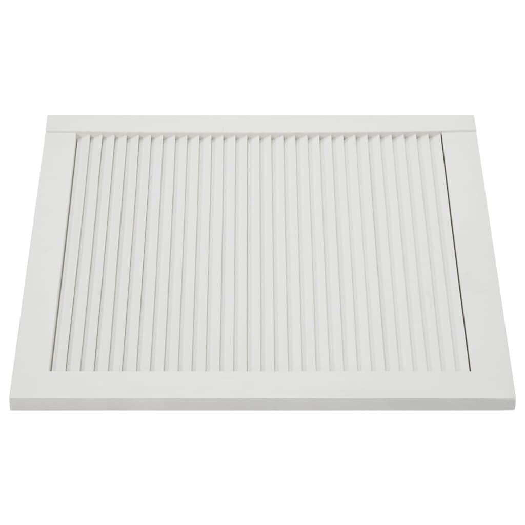 Säleikköovi 2 kpl täysi mänty valkoinen 61,5x59,4 cm - Harrastajankoti.fi