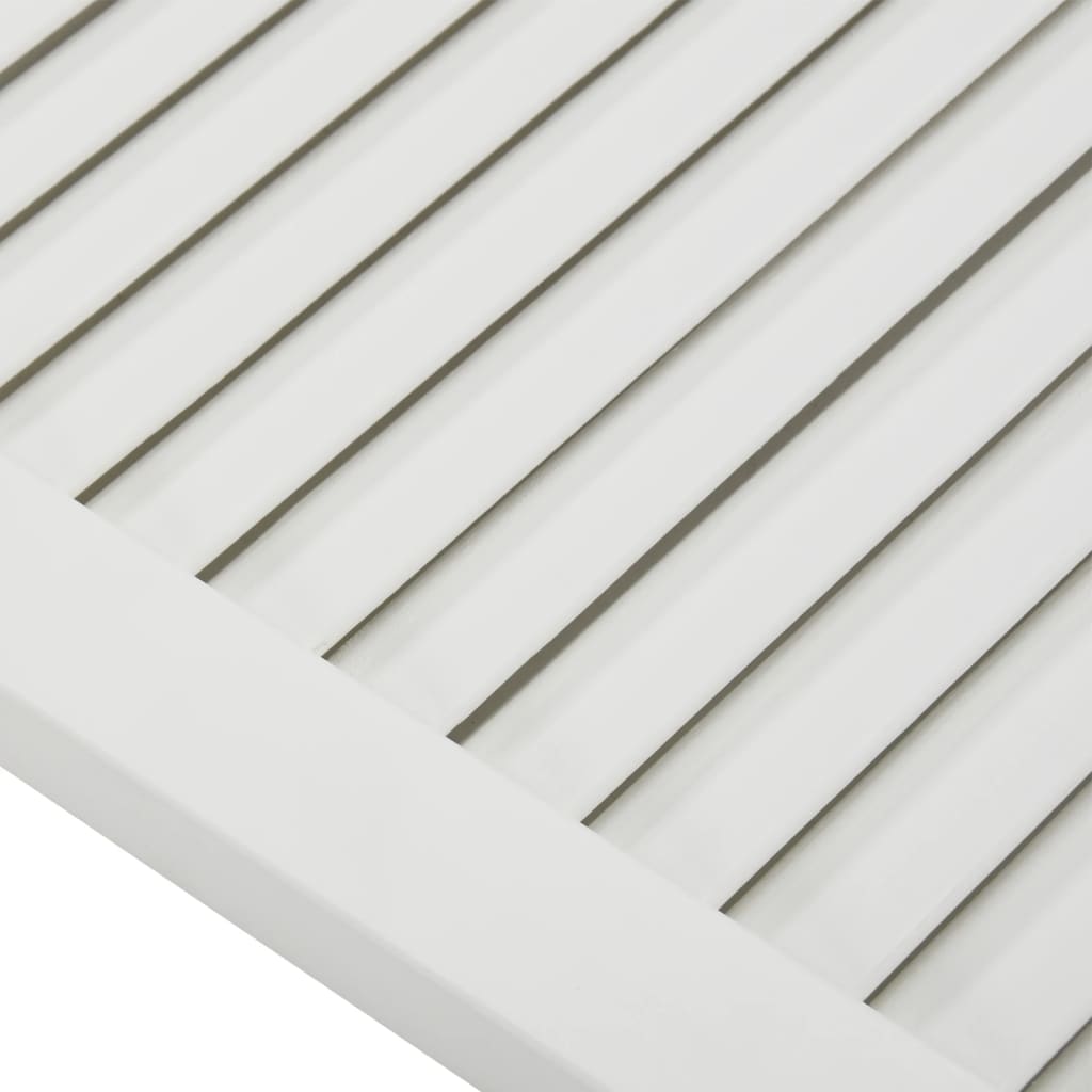 Säleikköovet 4 kpl täysi mänty valkoinen 99,3x39,4 cm - Harrastajankoti.fi