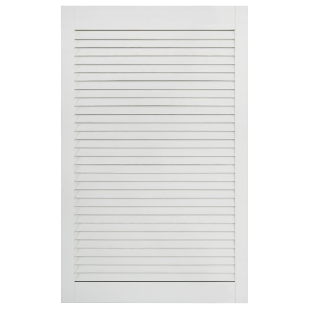 Säleikköovet 2 kpl täysi mänty valkoinen 99,3x59,4 cm - Harrastajankoti.fi