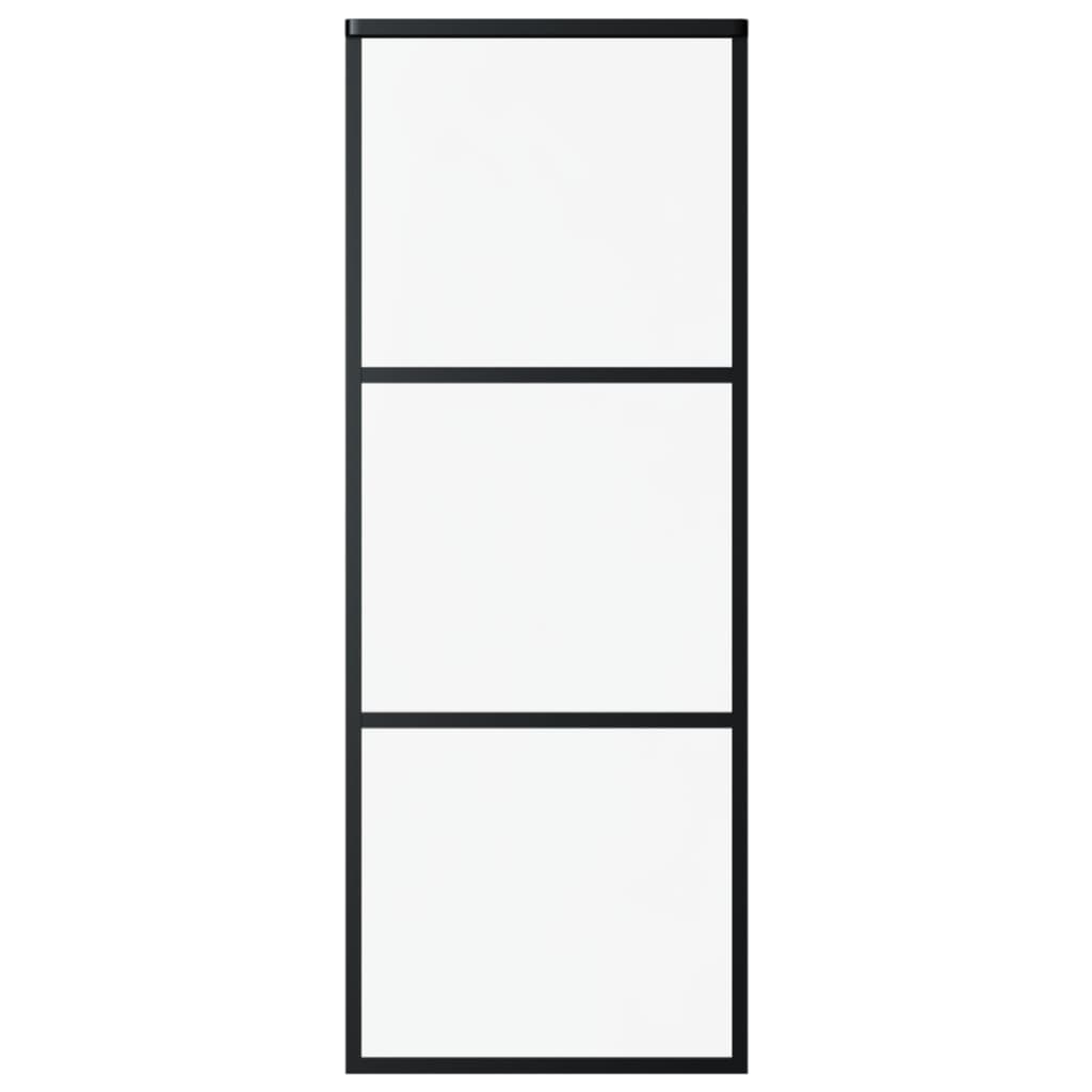 Liukuovi asennustarvikkeilla ESG lasi ja alumiini 76x205 cm - Harrastajankoti.fi