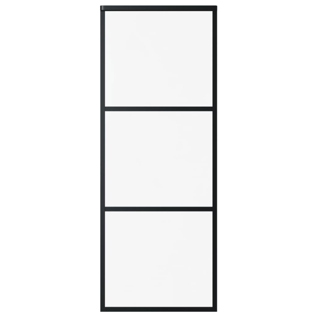 Liukuovi asennustarvikkeilla ESG lasi ja alumiini 76x205 cm - Harrastajankoti.fi