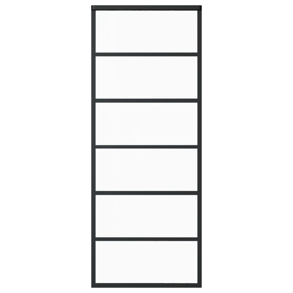 Liukuovi asennustarvikkeilla ESG lasi ja alumiini 76x205 cm - Harrastajankoti.fi