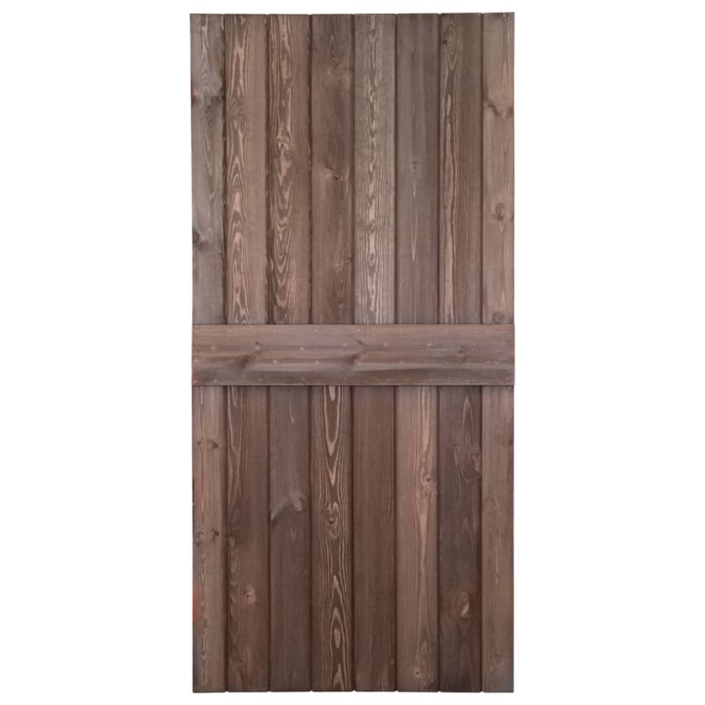 Ovi 100x210 cm täysi mänty tummanruskea - Harrastajankoti.fi