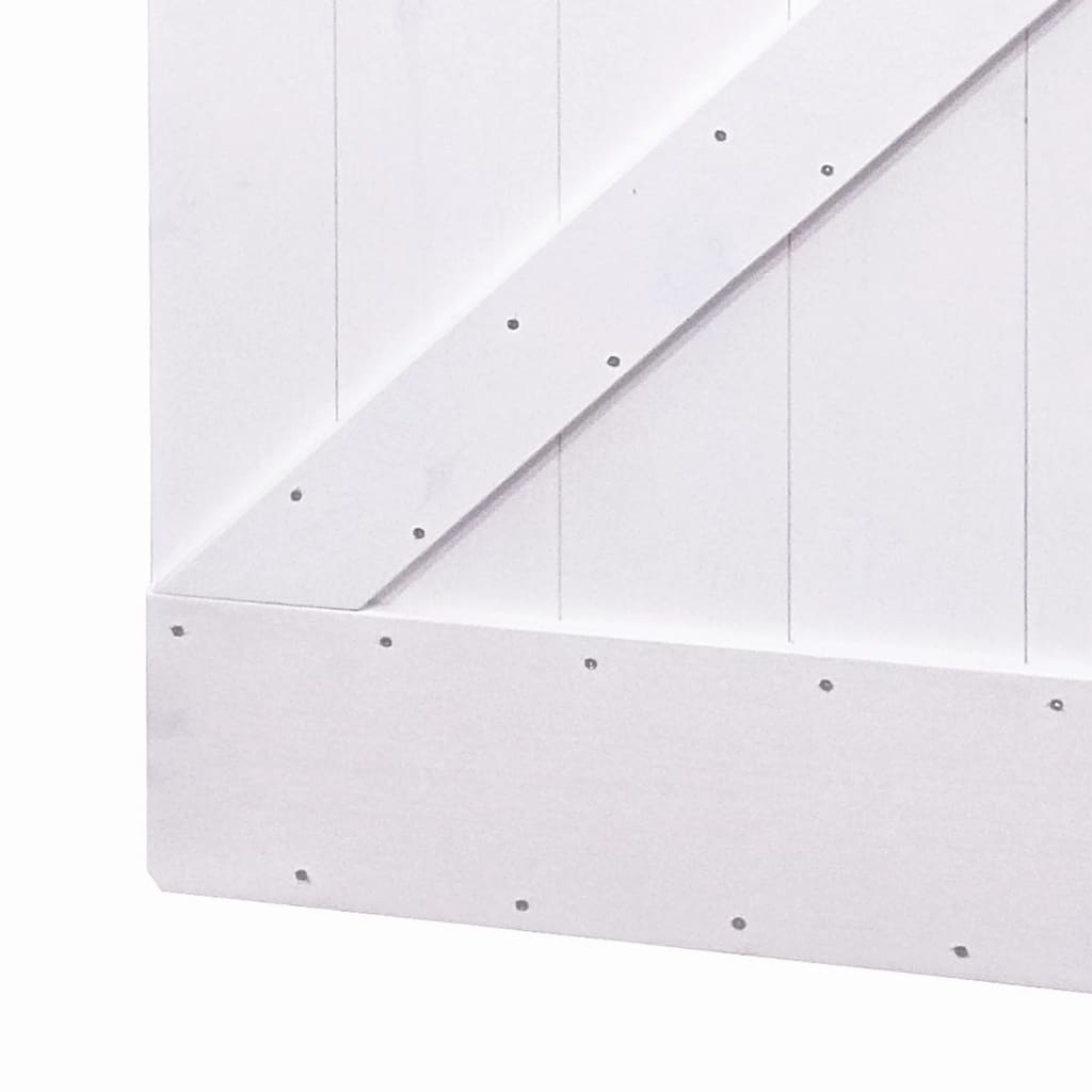 Ovi 90x210 cm täysi mänty valkoinen - Harrastajankoti.fi