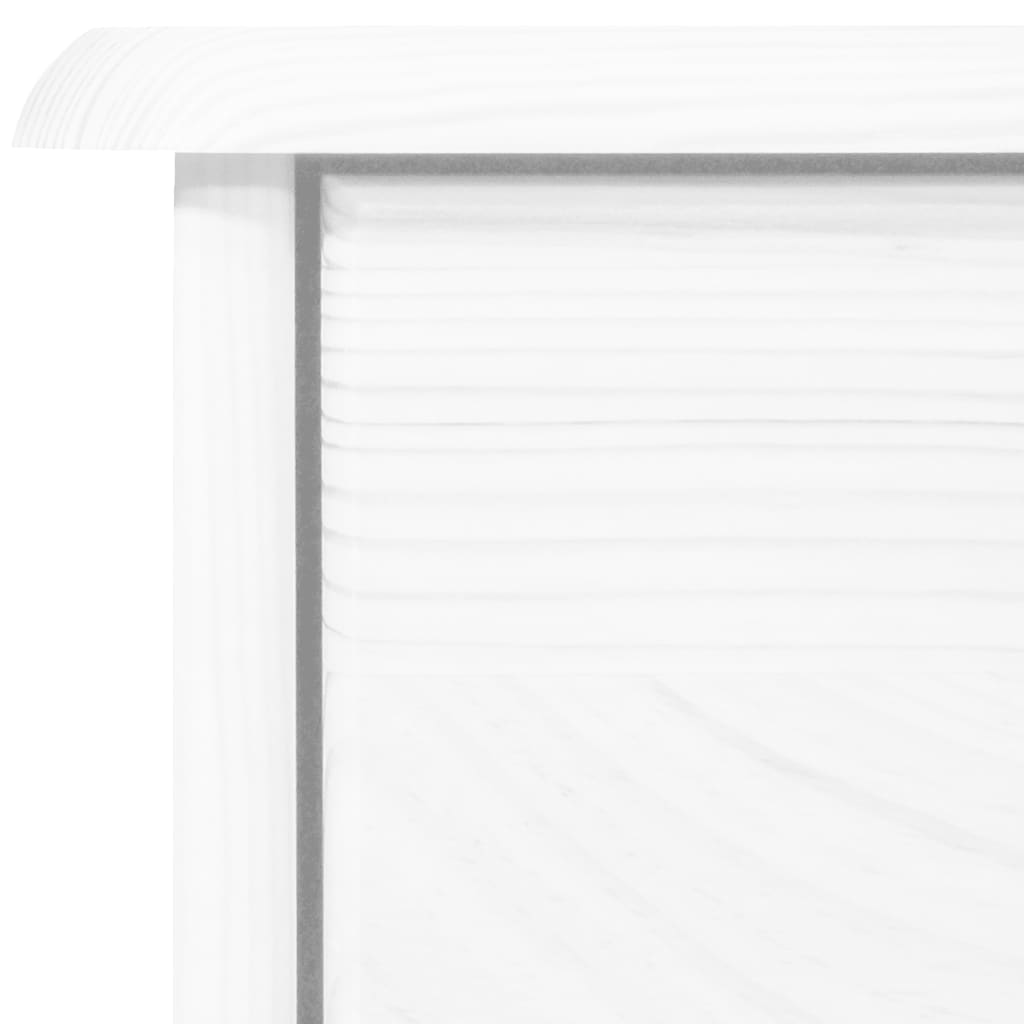 Kenkäkaappi 2 lokerolla valkoinen 113x35x89 cm täysi mänty - Harrastajankoti.fi