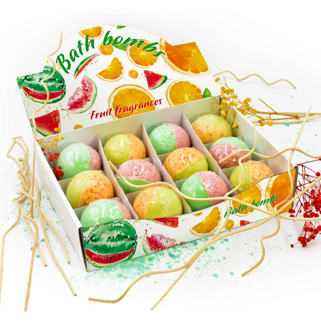 Kylpypommit 24 kpl luonnolliset eteeriset öljyt - Harrastajankoti.fi