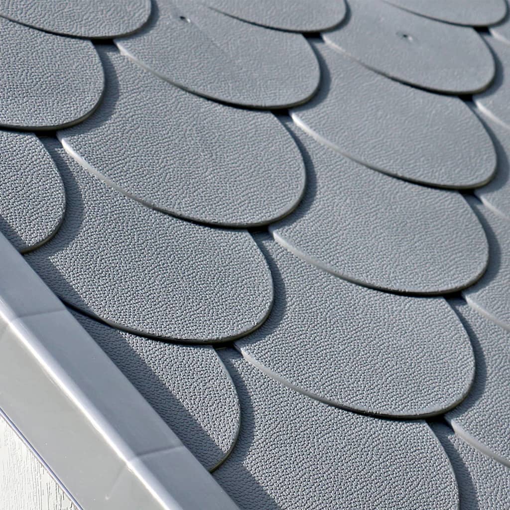 Koirankoppi harmaa 92x87x91 cm muovi - Harrastajankoti.fi