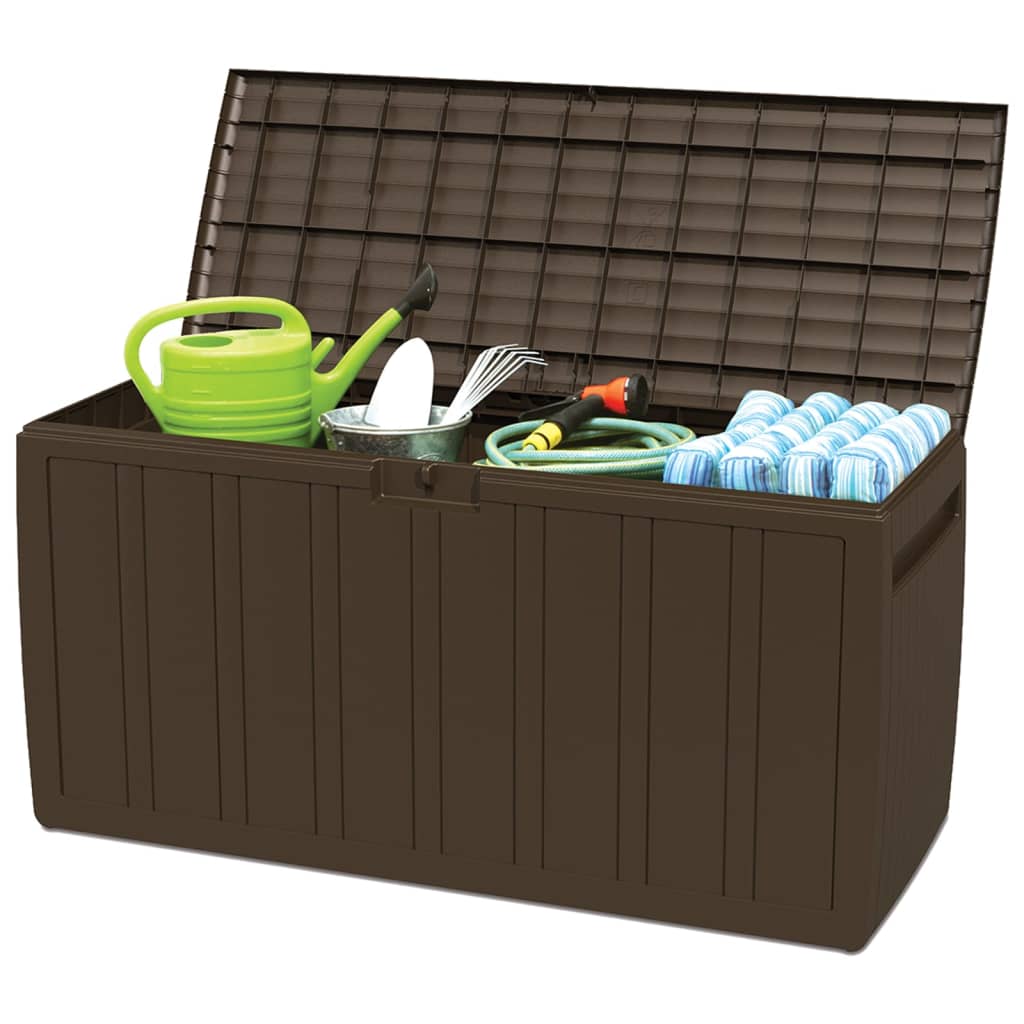 Tyynylaatikko ruskea 117x45,5x57,5 cm 270 l - Harrastajankoti.fi