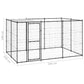 Koiran ulkohäkki katolla teräs 7,26 m² - Harrastajankoti.fi