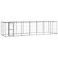 Koiran ulkohäkki katolla teräs 16,94 m² - Harrastajankoti.fi