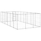 Koiran ulkohäkki galvanoitu teräs 21,78 m² - Harrastajankoti.fi