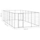 Koiran ulkohäkki galvanoitu teräs 21,78 m² - Harrastajankoti.fi