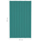 Kattopaneeli 12 kpl galvanoitu teräs vihreä 80x45 cm - Harrastajankoti.fi