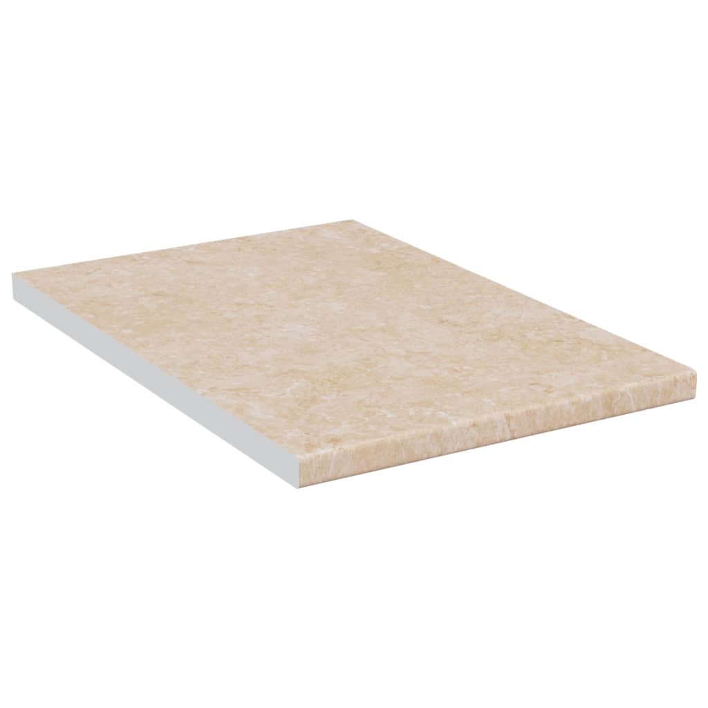 Keittiön työtaso beige marmorikuvio 40x60x2,8 cm lastulevy - Harrastajankoti.fi