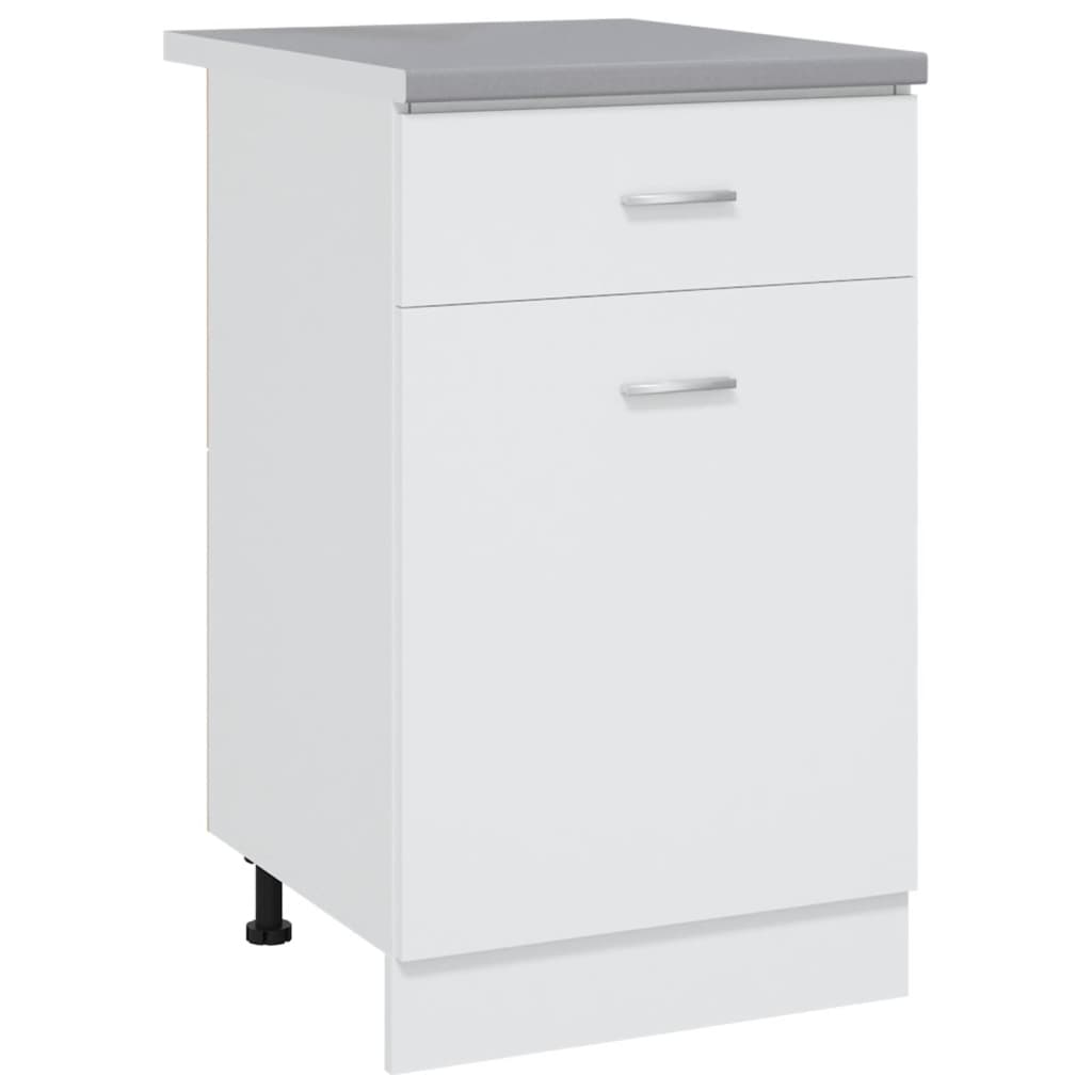 Keittiön työtaso harmaa 50x60x2,8 cm lastulevy - Harrastajankoti.fi