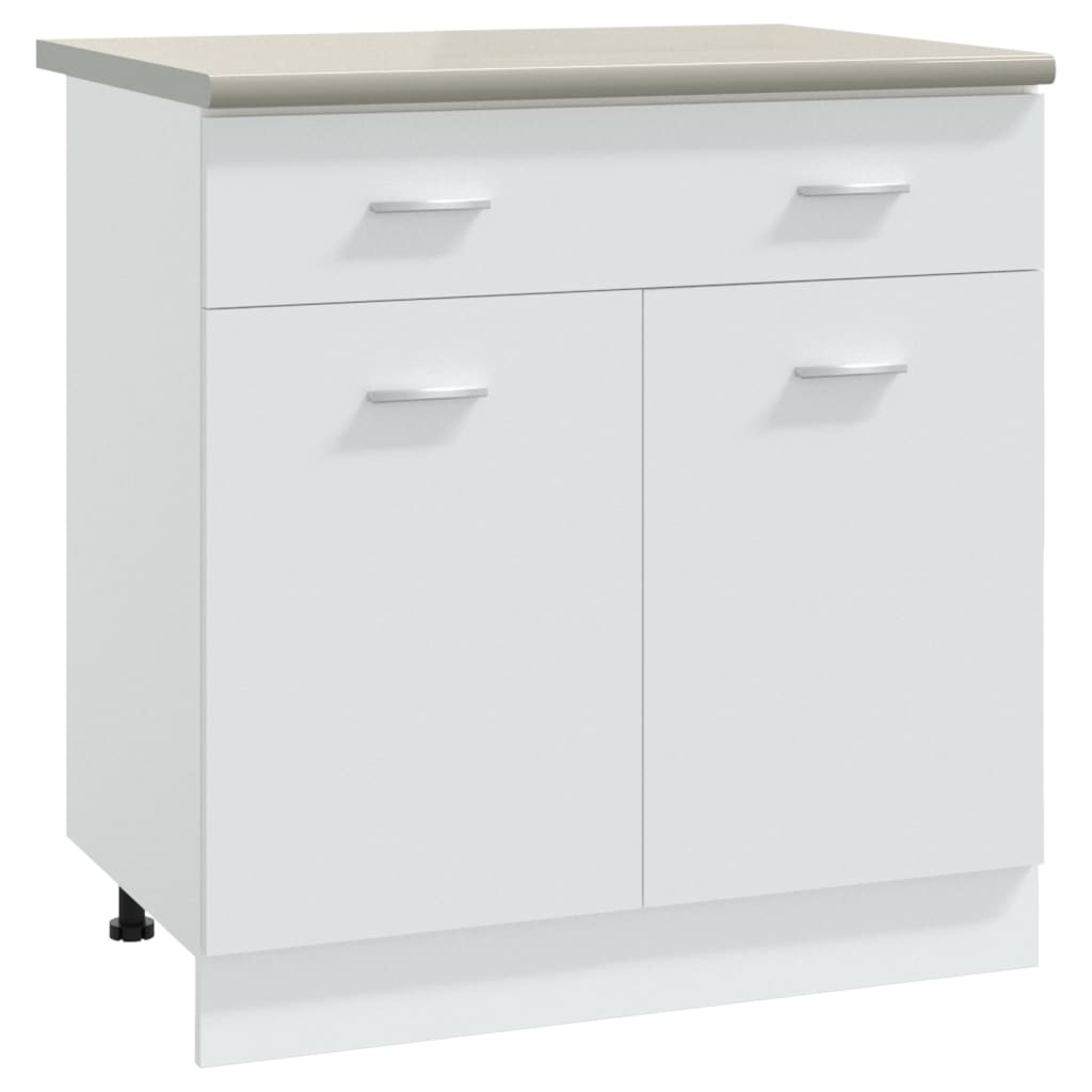 Keittiön työtaso kerma 80x60x2,8 cm lastulevy - Harrastajankoti.fi