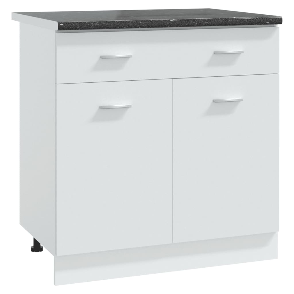 Keittiön työtaso musta graniittikuvio 80x60x2,8 cm lastulevy - Harrastajankoti.fi