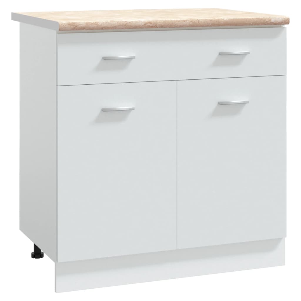 Keittiön työtaso beige marmorikuvio 80x60x2,8 cm lastulevy - Harrastajankoti.fi