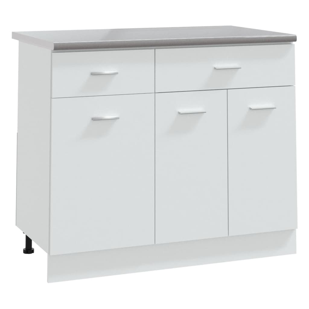 Keittiön työtaso harmaa 100x60x2,8 cm lastulevy - Harrastajankoti.fi