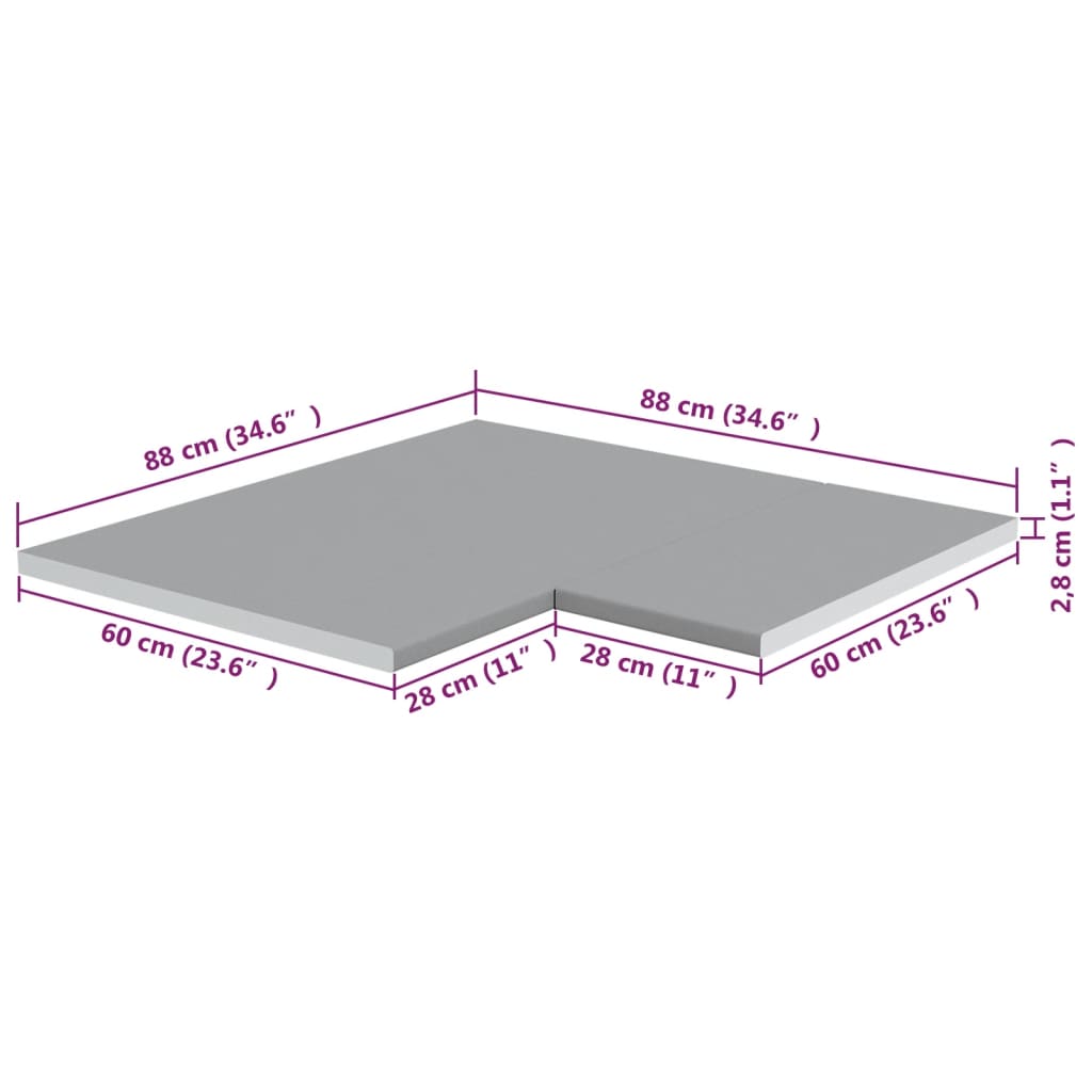 Keittiön kulmatyötaso harmaa lastulevy - Harrastajankoti.fi