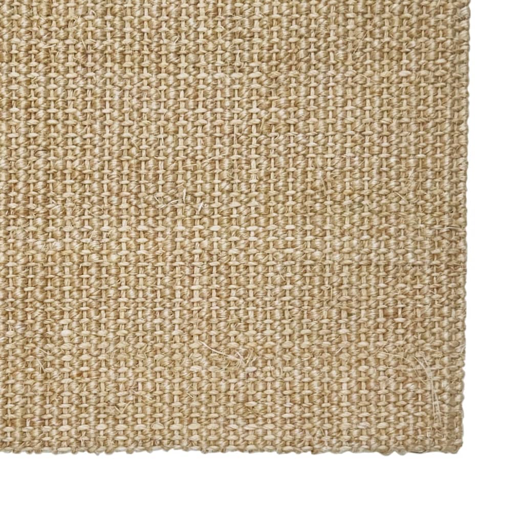 Matto luonnollinen sisal 100x100 cm - Harrastajankoti.fi