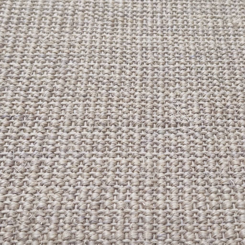Matto luonnollinen sisal 100x100 cm hiekka - Harrastajankoti.fi