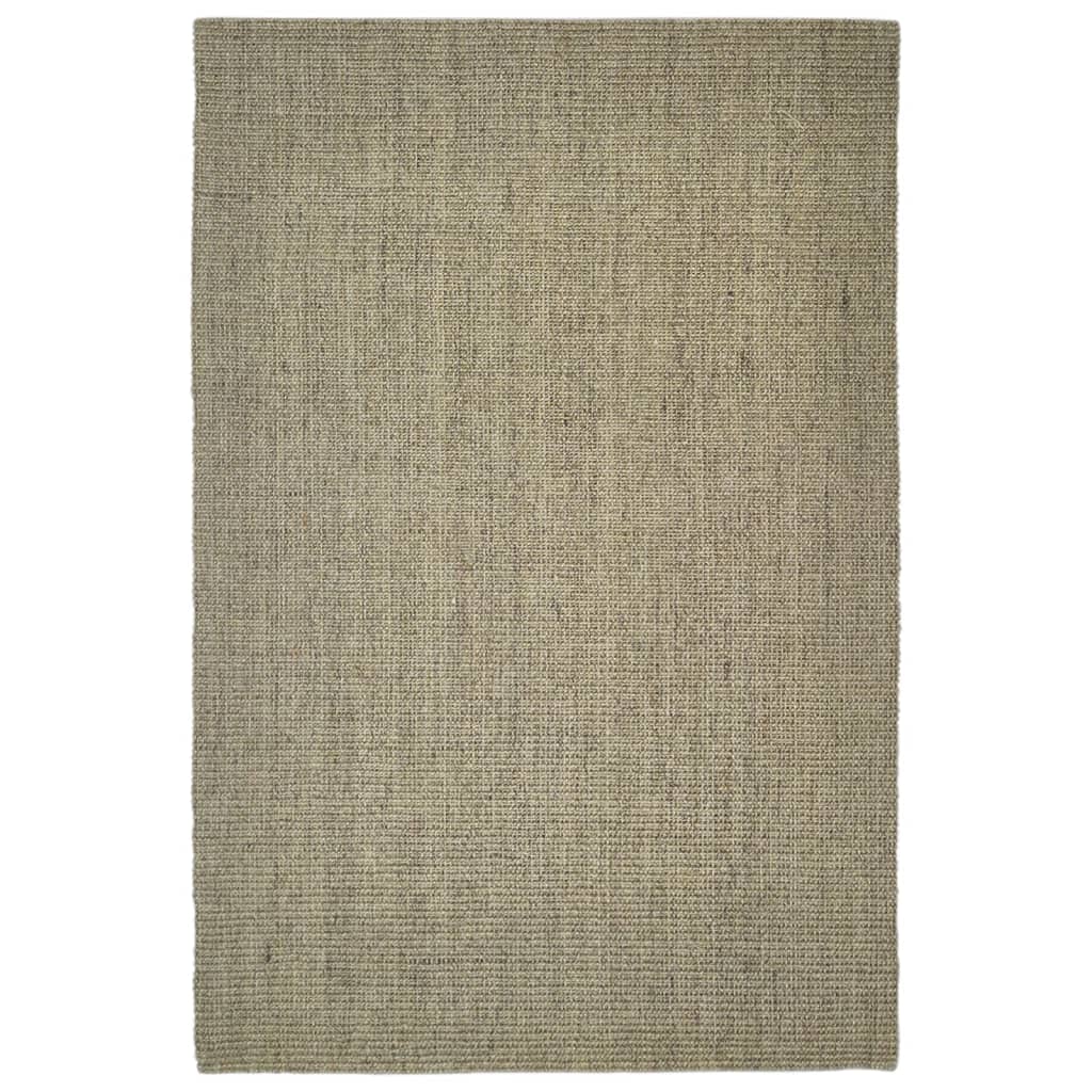 Matto luonnollinen sisal 100x150 cm harmaanruskea - Harrastajankoti.fi