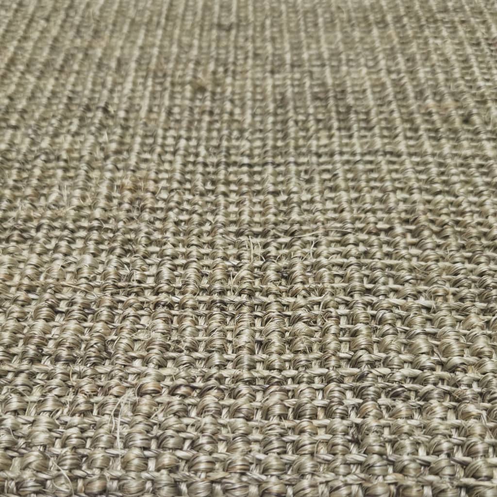 Matto luonnollinen sisal 100x150 cm harmaanruskea - Harrastajankoti.fi