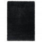 Korkeanukkainen Shaggy matto musta 140x200 cm 50 mm - Harrastajankoti.fi