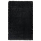 Korkeanukkainen Shaggy matto musta 200x290 cm 50 mm - Harrastajankoti.fi