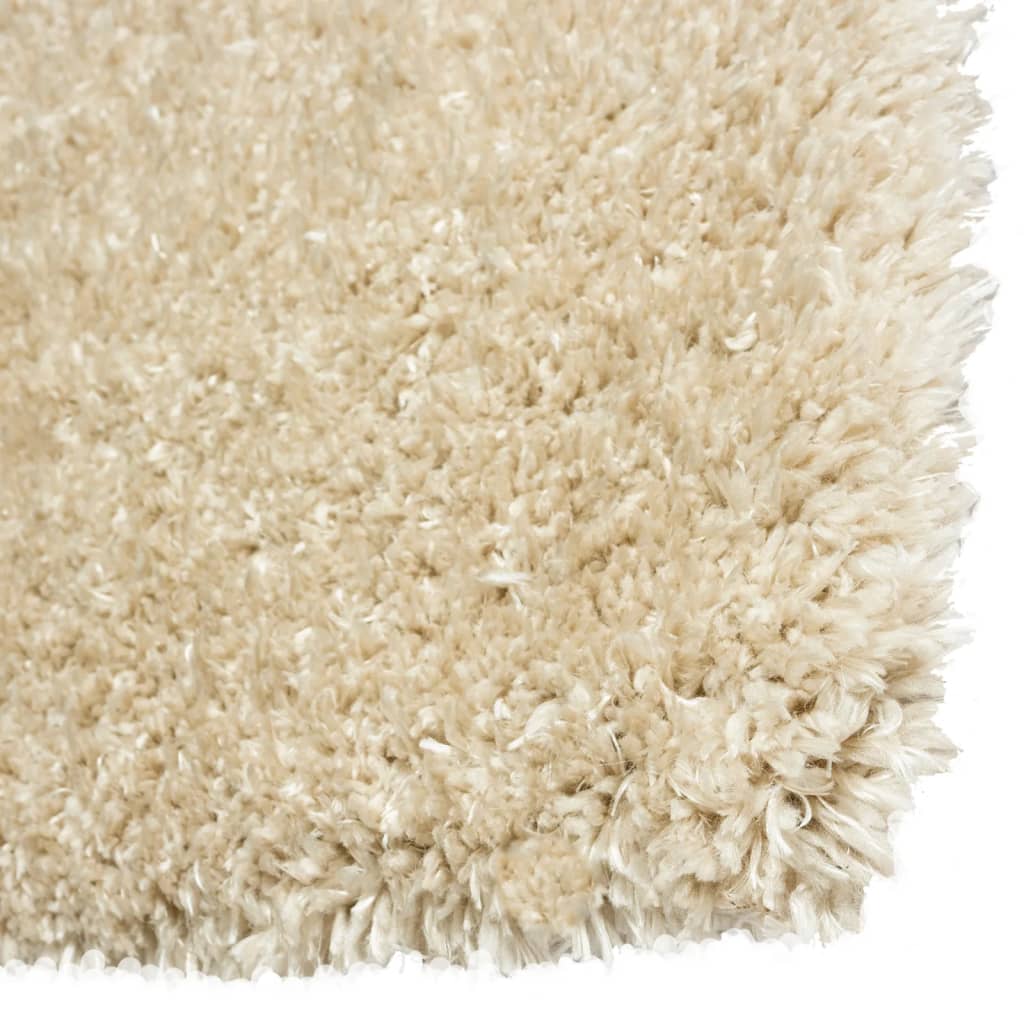 Korkeanukkainen Shaggy matto beige 80x150 cm 50 mm - Harrastajankoti.fi