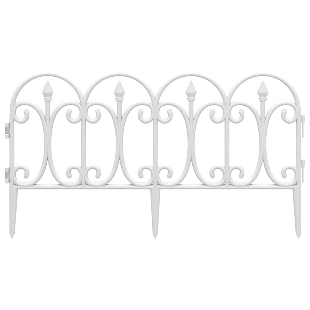 Nurmikonreunukset 17 kpl valkoinen 10 m PP - Harrastajankoti.fi