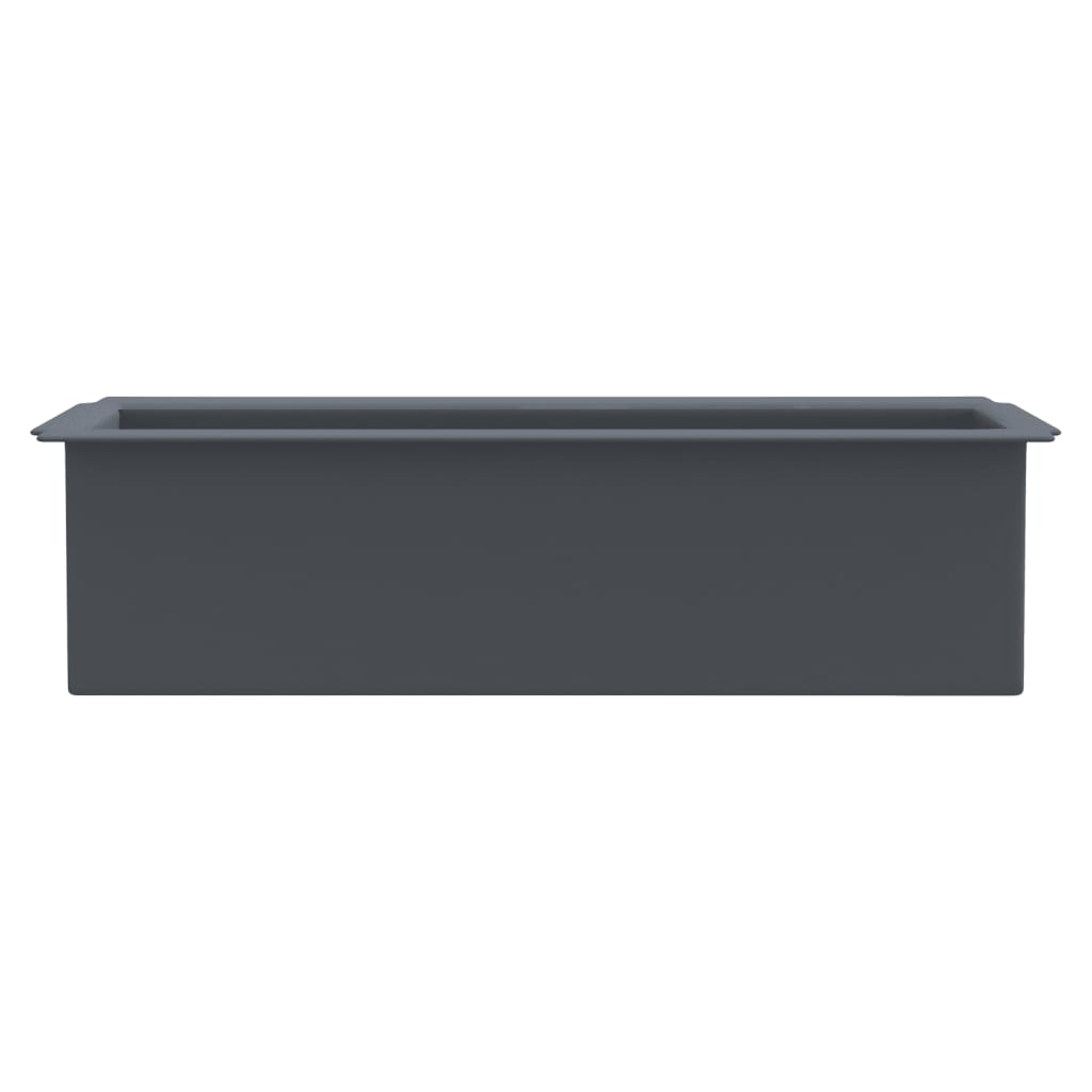 Kukkalaatikot eurolavoille 12 kpl harmaa 36x13,5x9,5 cm PP - Harrastajankoti.fi