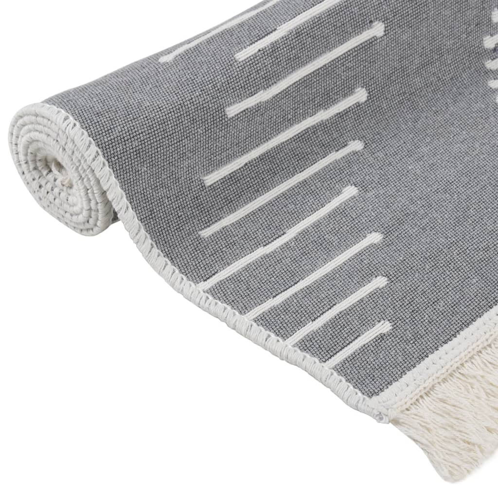 Matto tummanharmaa 80x150 cm puuvilla - Harrastajankoti.fi