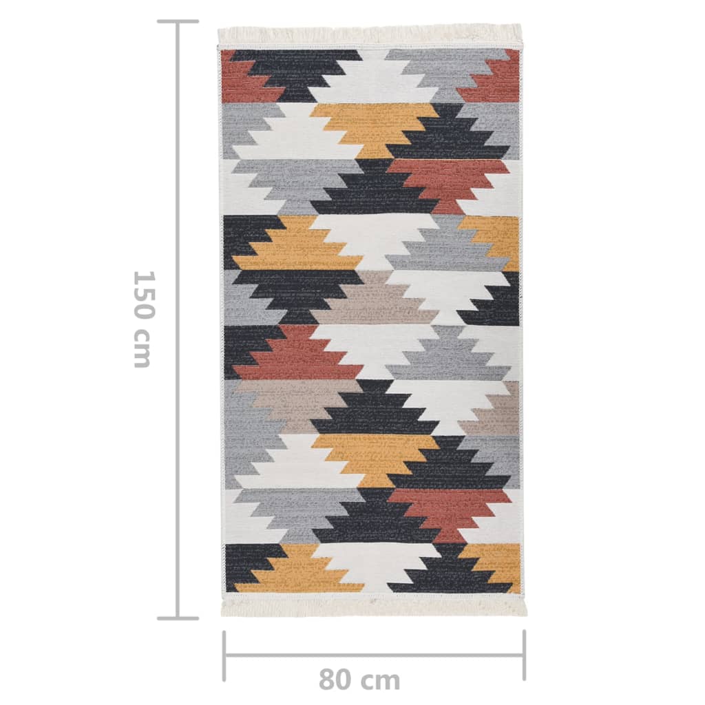 Matto monivärinen 80x150 cm puuvilla - Harrastajankoti.fi